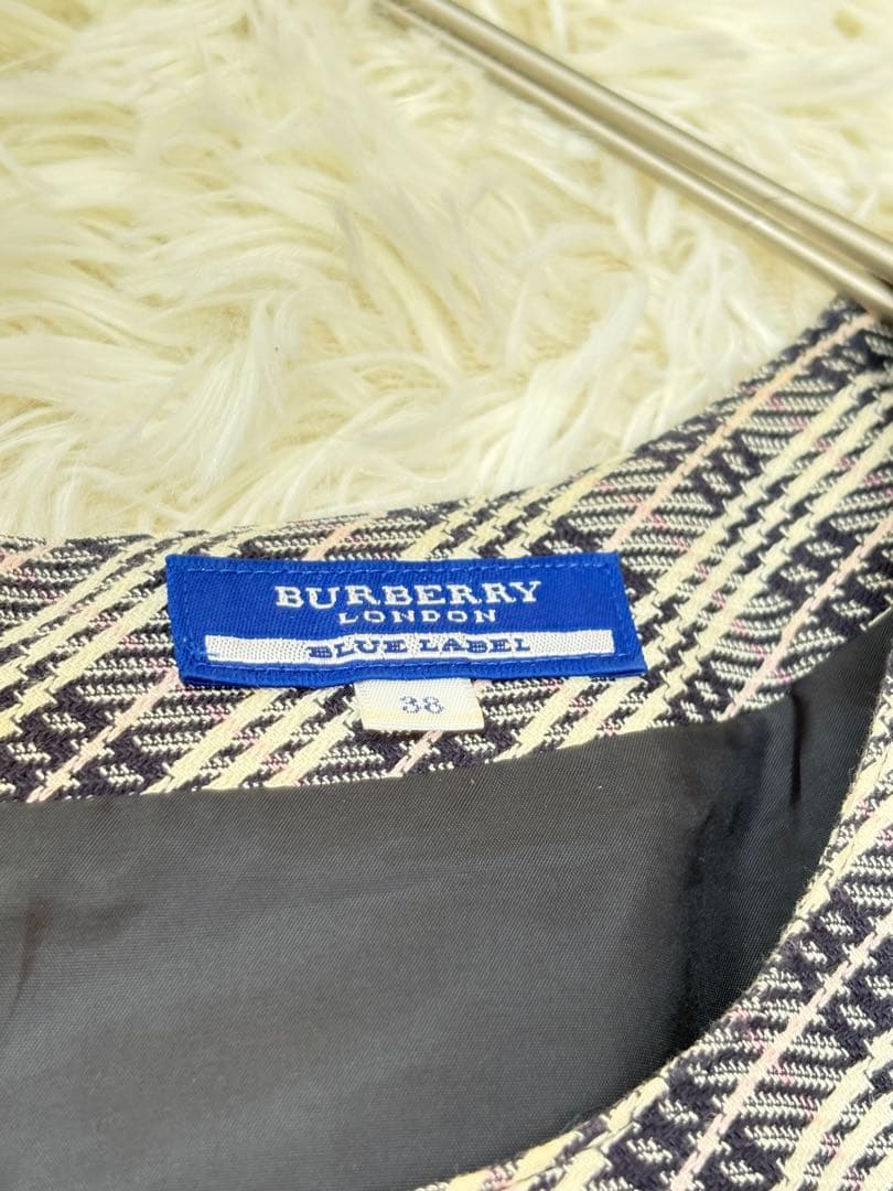 BURBERRY ブルーレーベル ワンピース 38 チェック柄