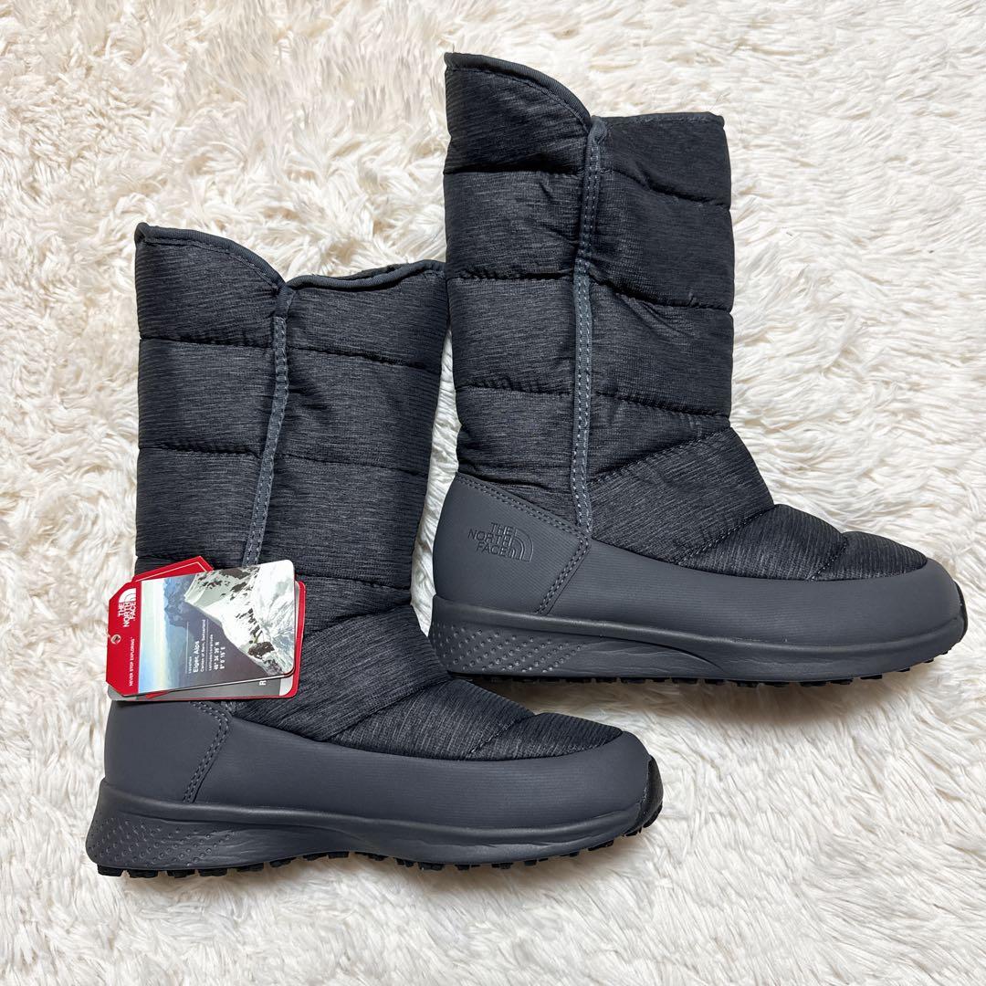 新品未使用 ノースフェイス W BOOTIE CUFF グレー　23cm