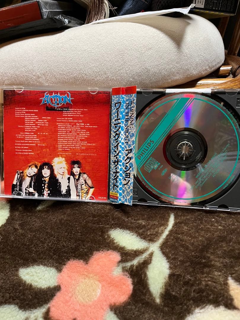 ACTION WARNING IN THE NIGHT CD ジャパメタ ①