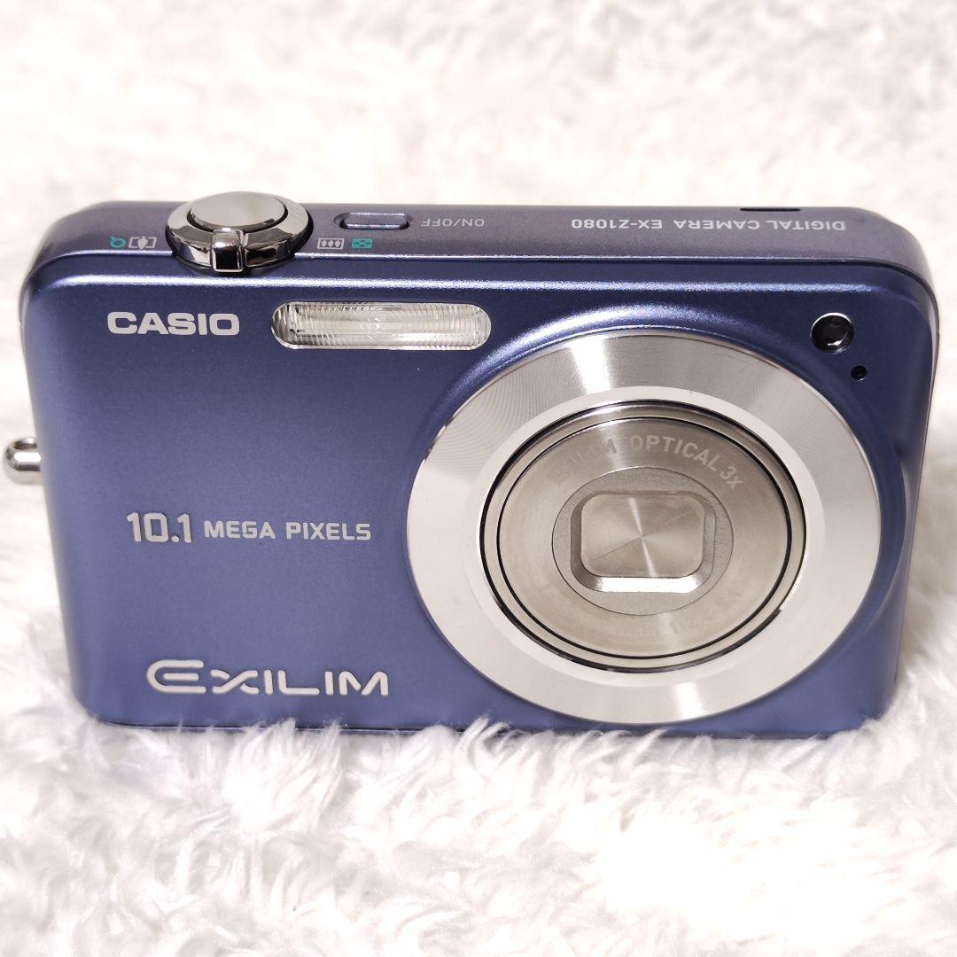 CASIO EXILIM EX-Z1080 ブルー 箱 充電ケーブル