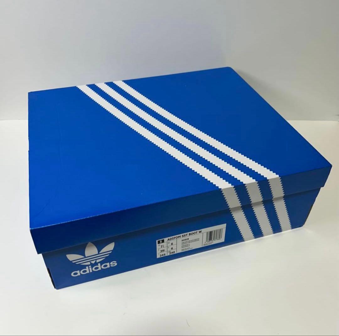 adidas ADIFOM SST ブーツ 24.5cm 黒 美品 タグ付