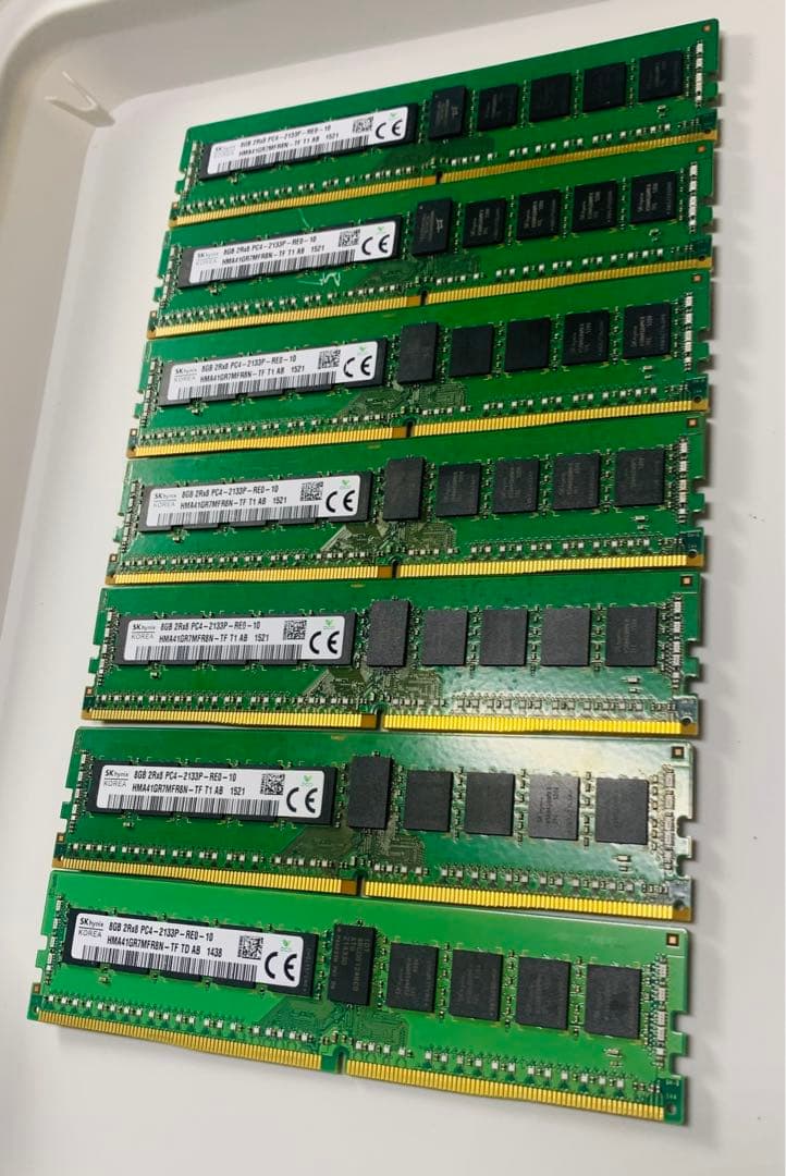 SK Hynix 8GB DDR4メモリ 7枚セット 合計56GB 動作確認済