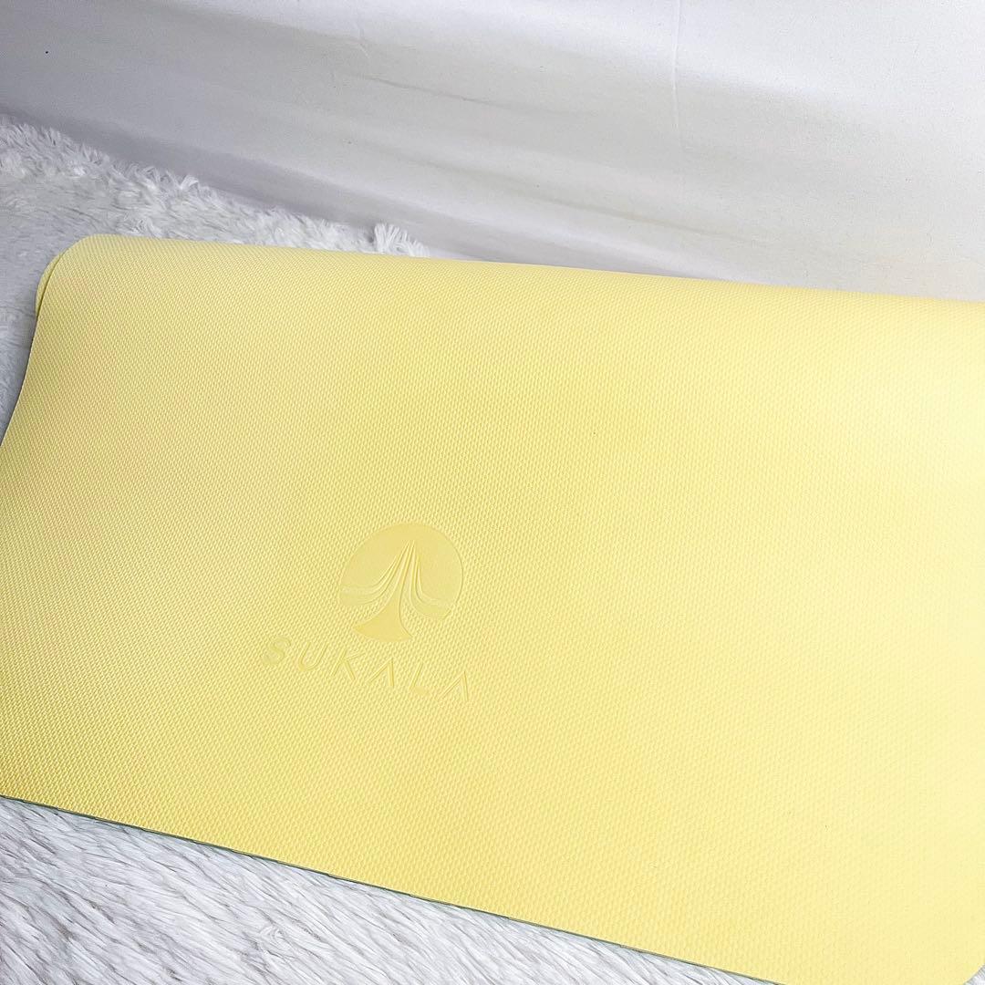 【美品】SUKALA ヨガマット リバーシブル 消毒済み