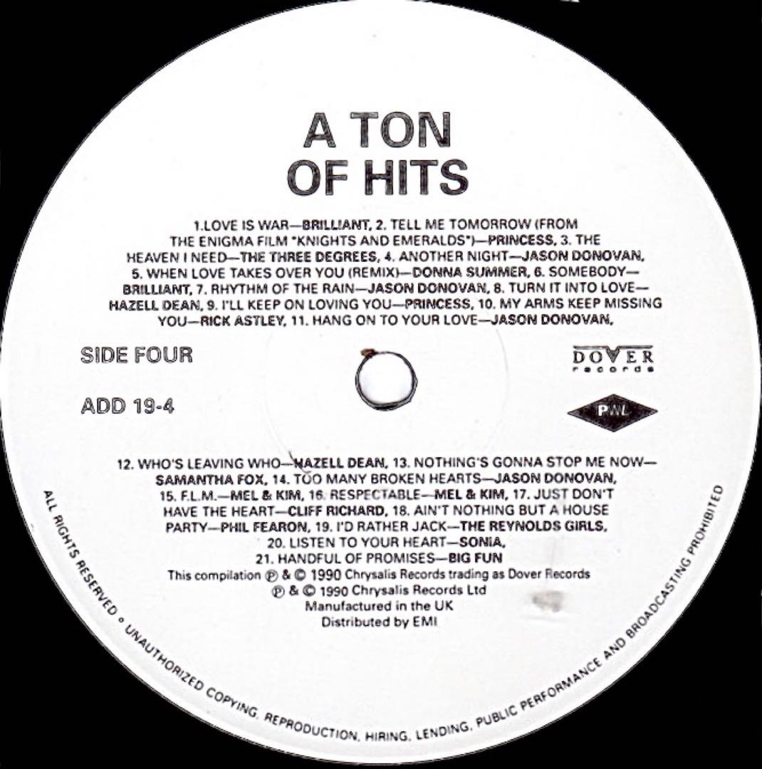 PWL A Ton of Hits -Non Stop Mix- 早い者勝ち