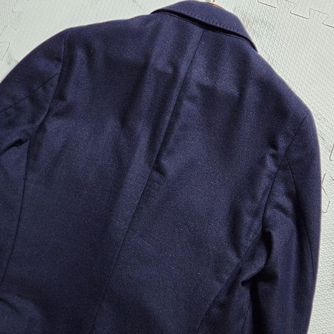 入手困難✨ブルネロクチネリ 最高級 カシミヤ シルク ジャケット ネイビー