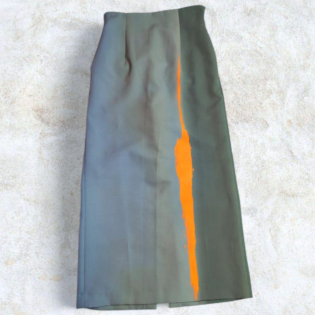 AMERI　SUNSET ART PAINT SKIRT　Sサイズ