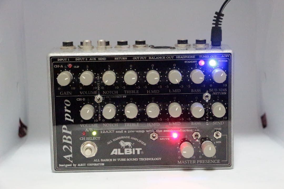 n*s様 ALBIT A2BP pro ベースエフェクター　真空管プリアンプ