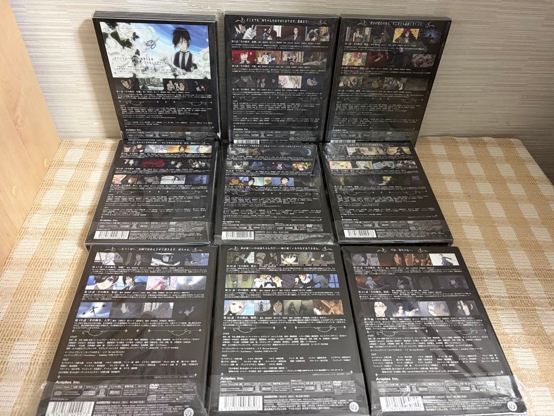 黒執事 アニメイト限定版 全9巻セットDVD イラストカード、カルタ付