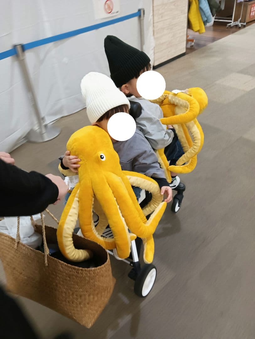二人乗り　ベビーカー　幼児　おでかけ