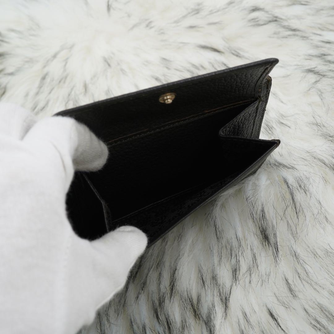 新品未使用品　箱・カード付き　dunhill ダンヒル　二つ折り財布　ロゴグラム