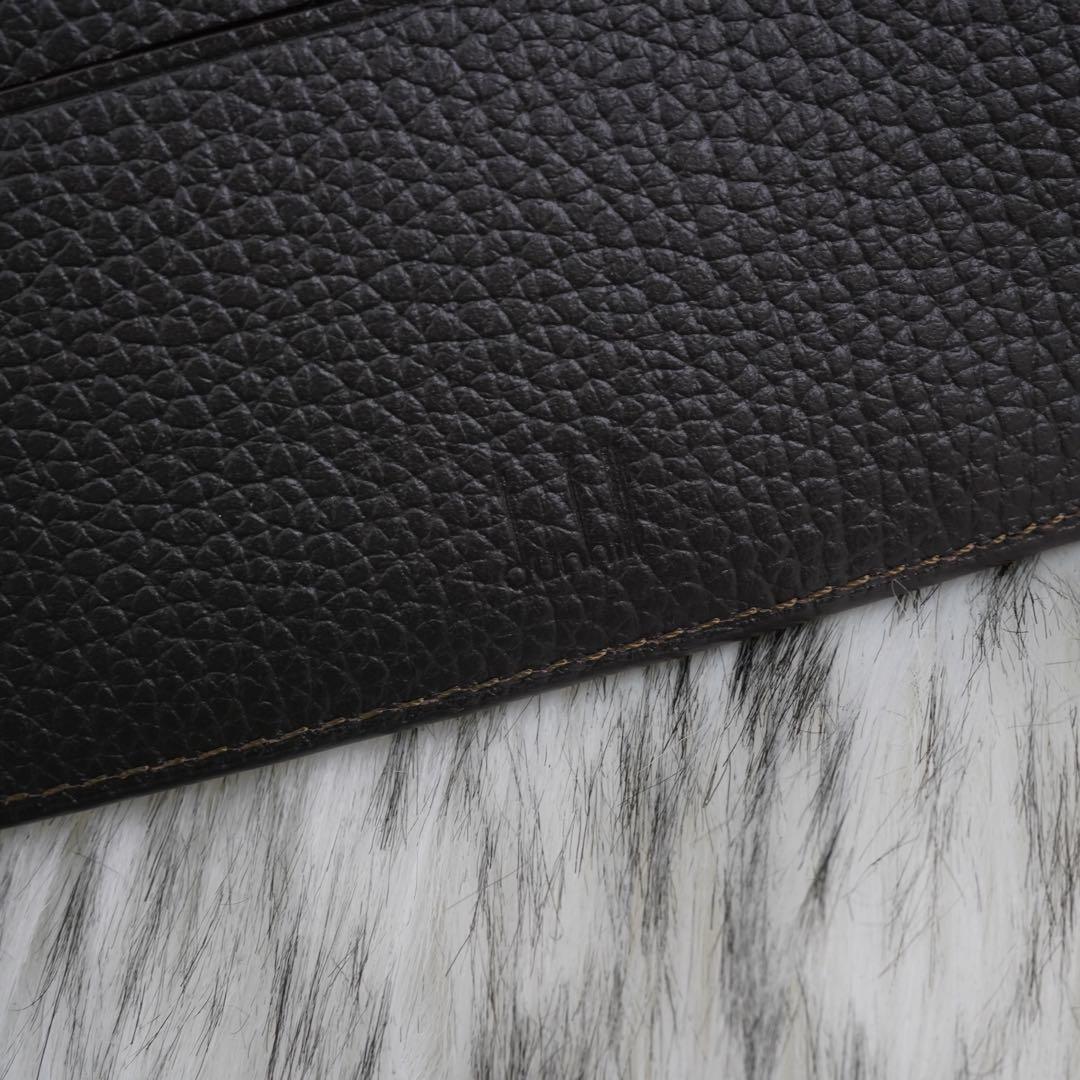 新品未使用品　箱・カード付き　dunhill ダンヒル　二つ折り財布　ロゴグラム
