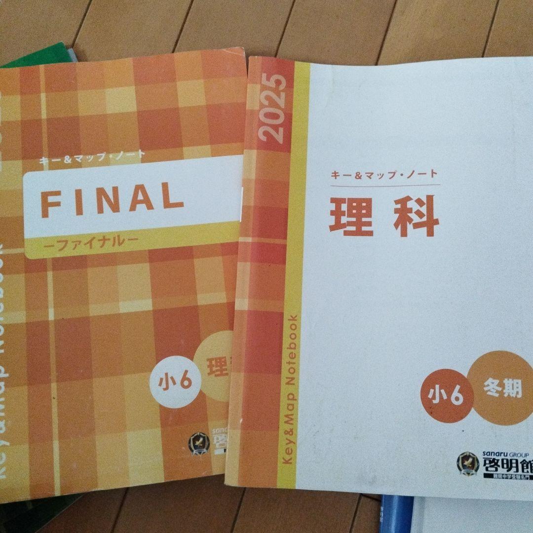 啓明館テキスト小6　冬期講習