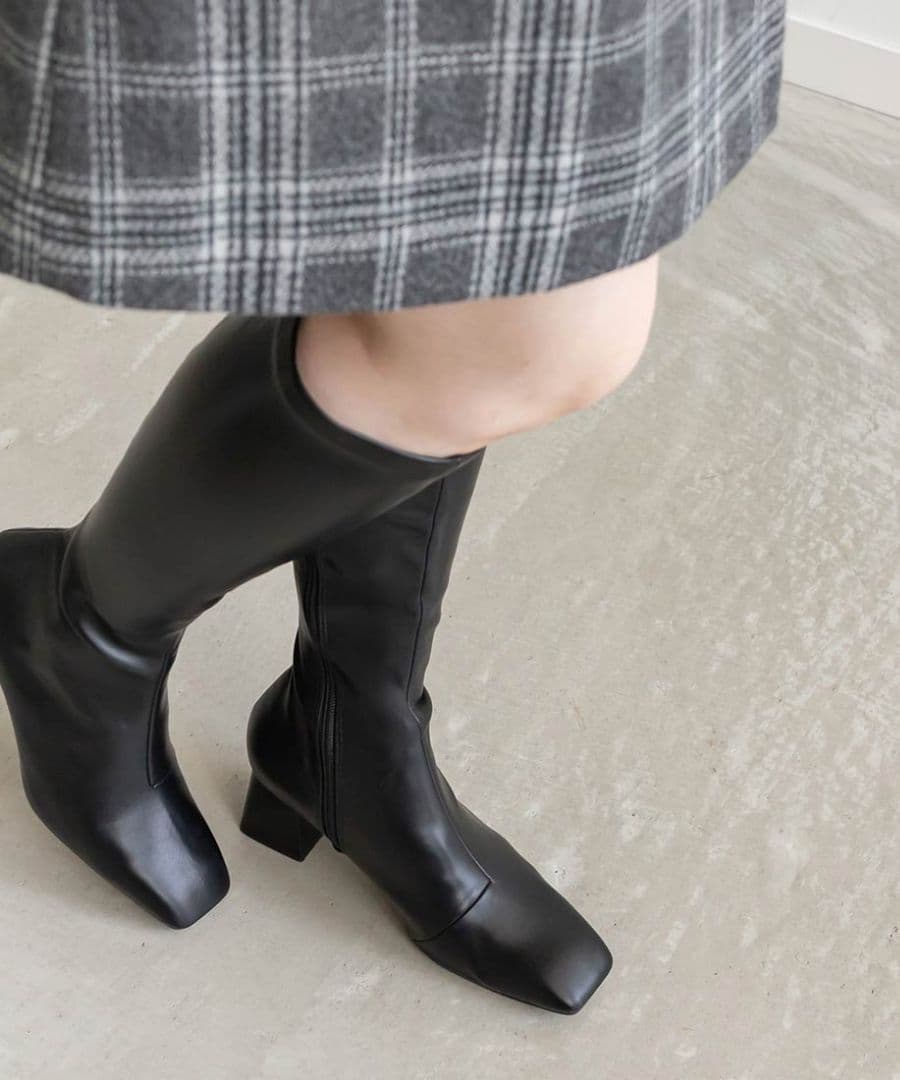 【美品】RANDA ロングブーツ 黒 25.5センチ