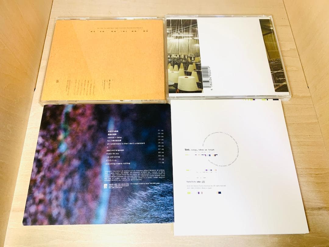 toe CD アルバム 4枚 セット
