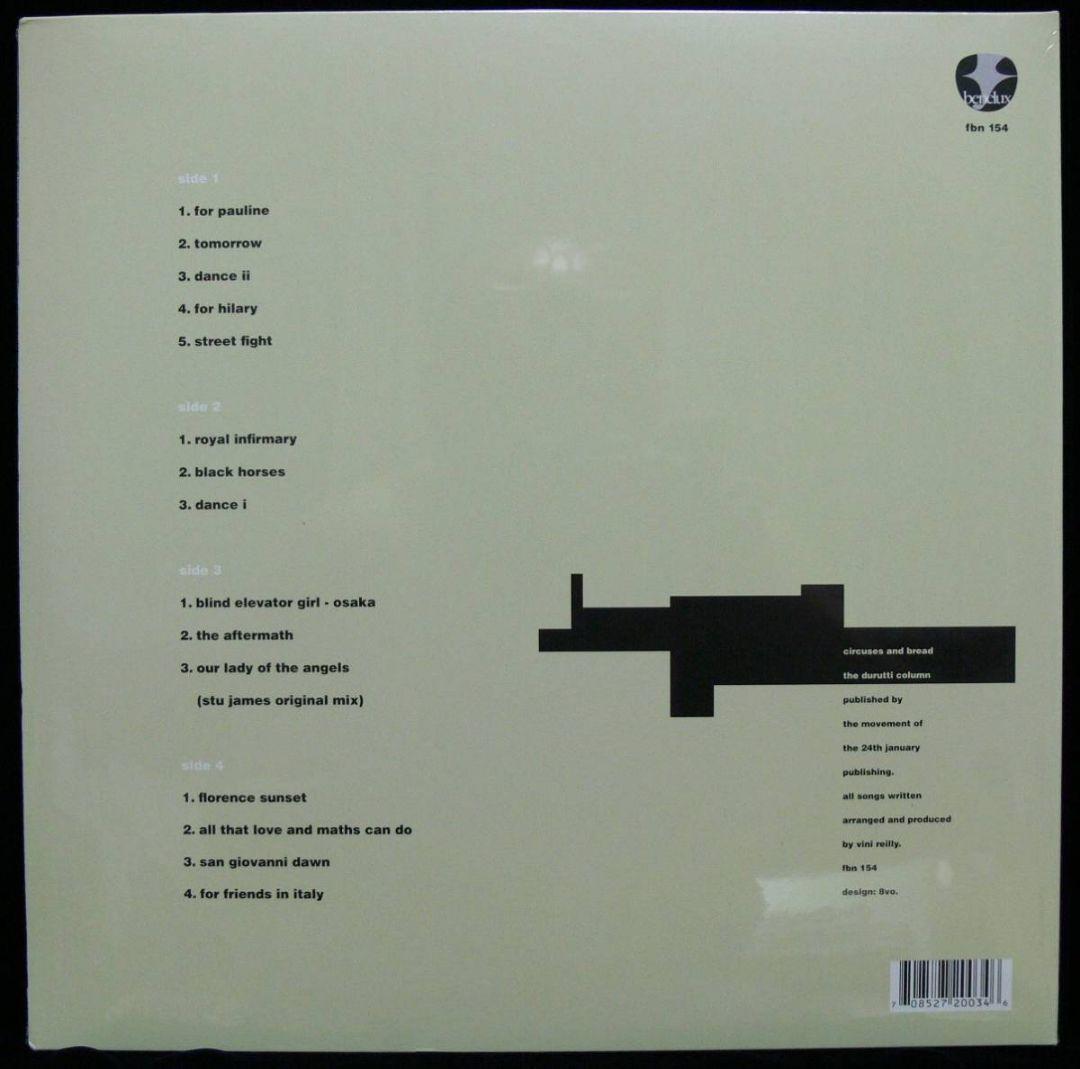 未開封品 アナログレコード 2LP 再販盤　Circuses and Bread