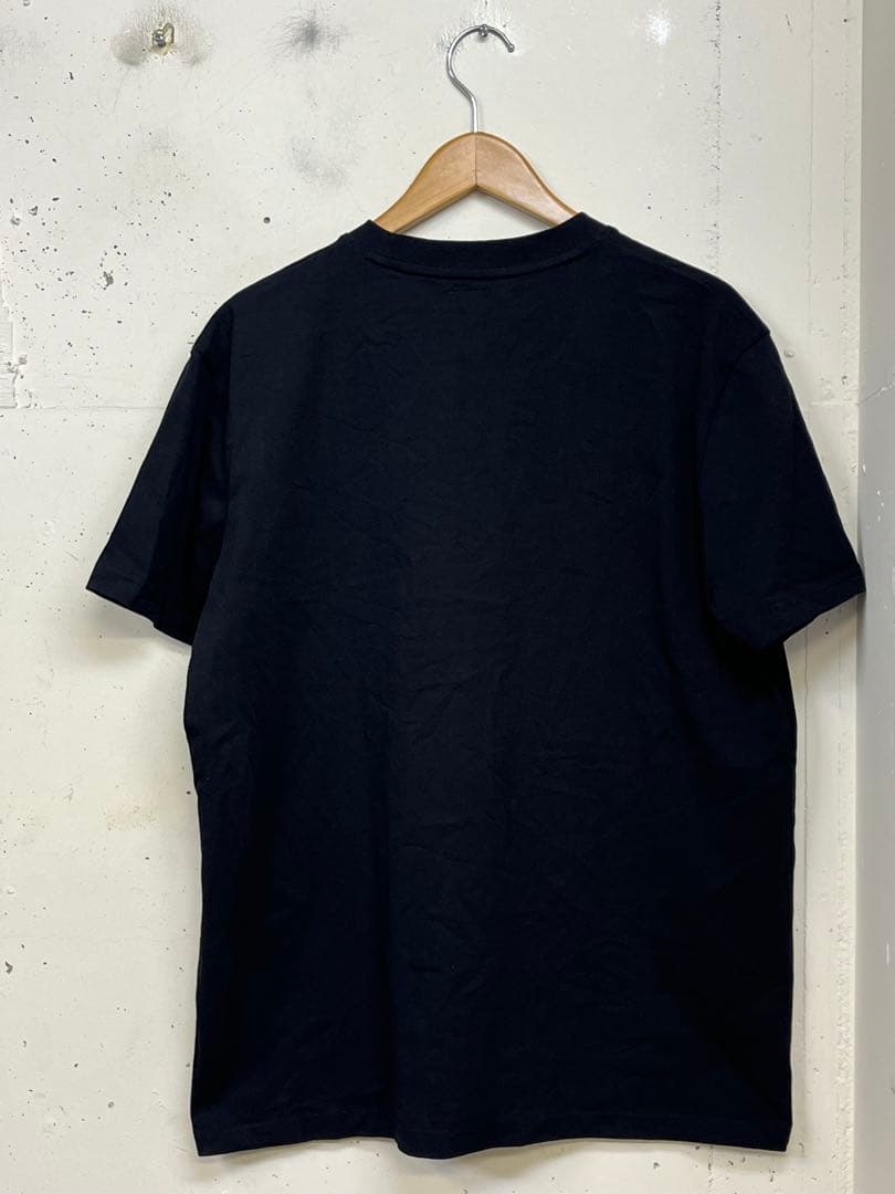 FENDI ROMA イタリー製 立体ロゴ 半袖tシャツ 黒 メンズL