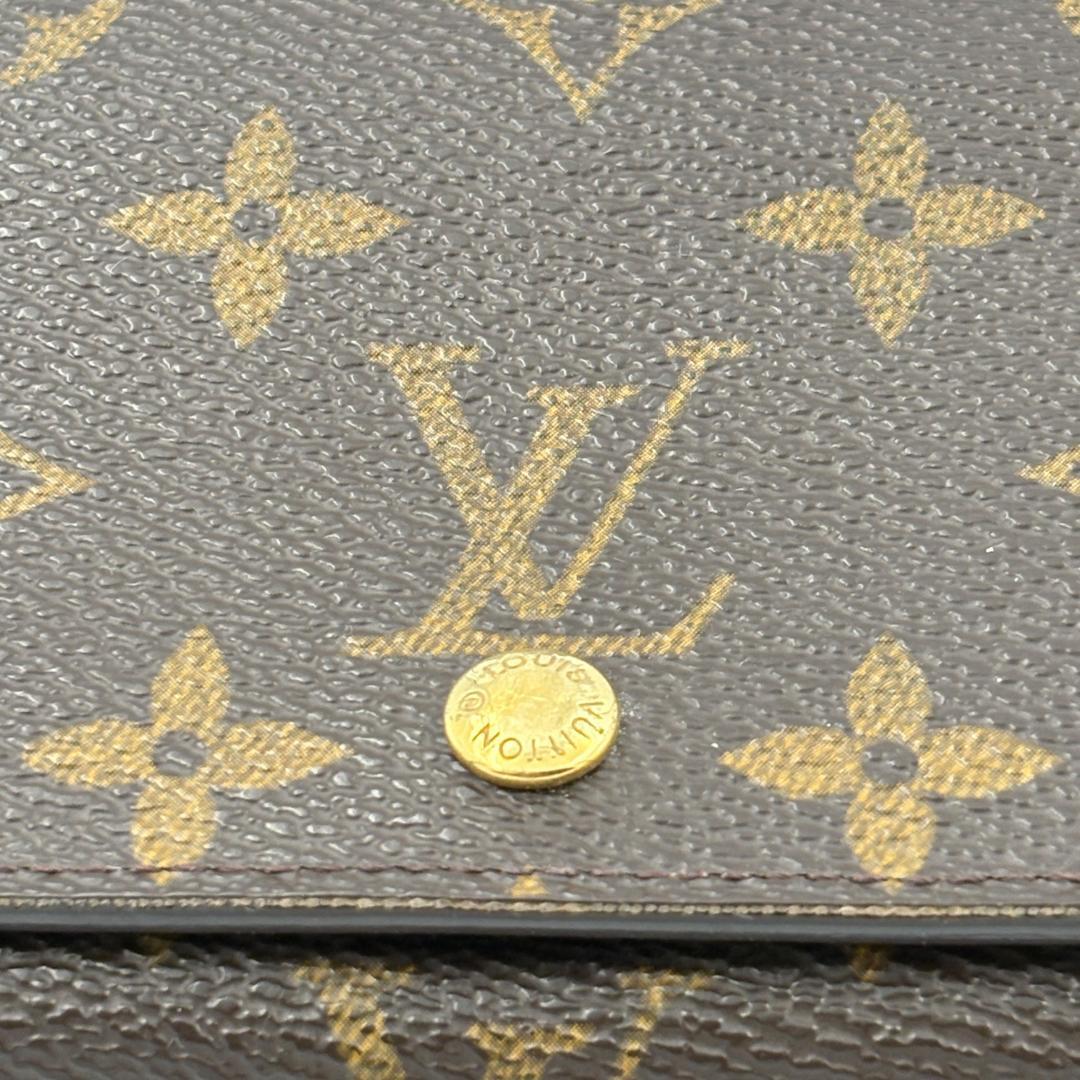 LOUIS VUITTON トレゾール L字ファスナー 財布 モノグラム【美品】
