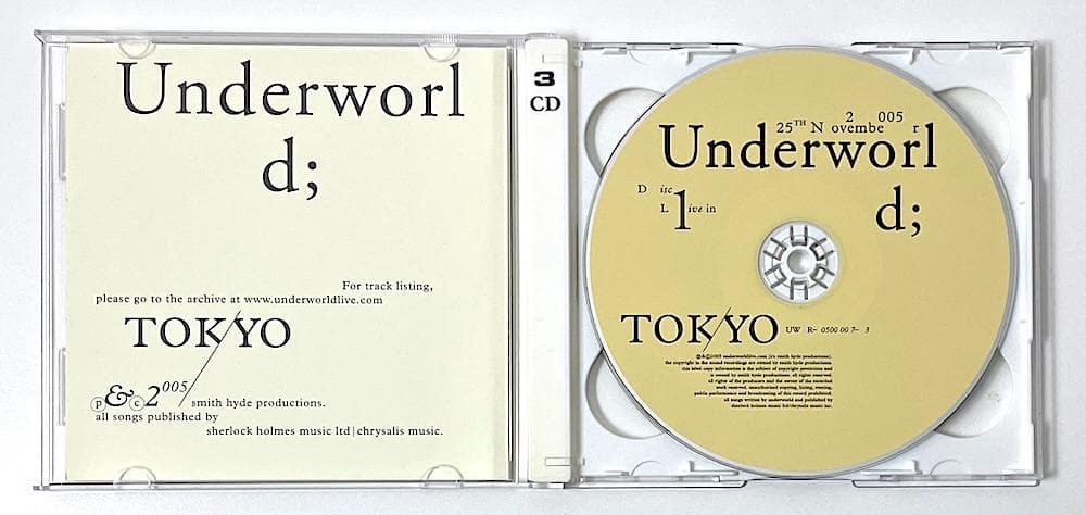 廃盤 限定盤 LIVE IN TOKYO 25TH NOVEMBER 2005