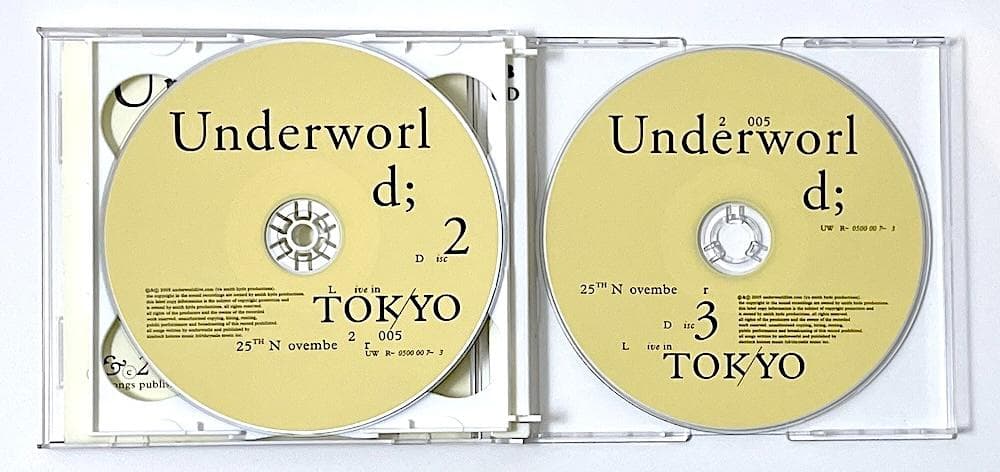 廃盤 限定盤 LIVE IN TOKYO 25TH NOVEMBER 2005