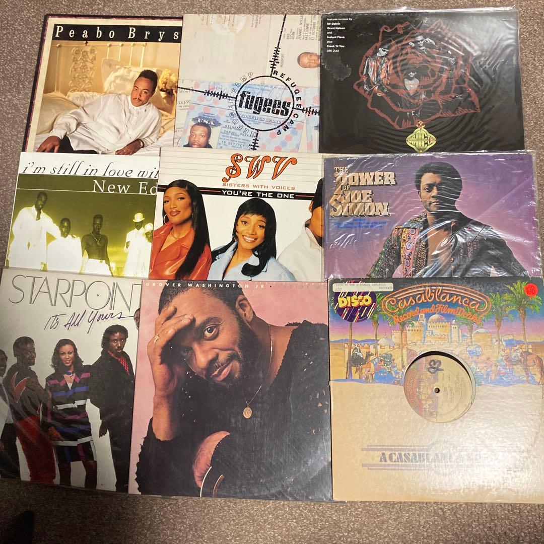 レコードまとめ売り3６枚 ブラックミュージック中心 Soul Disco R&B