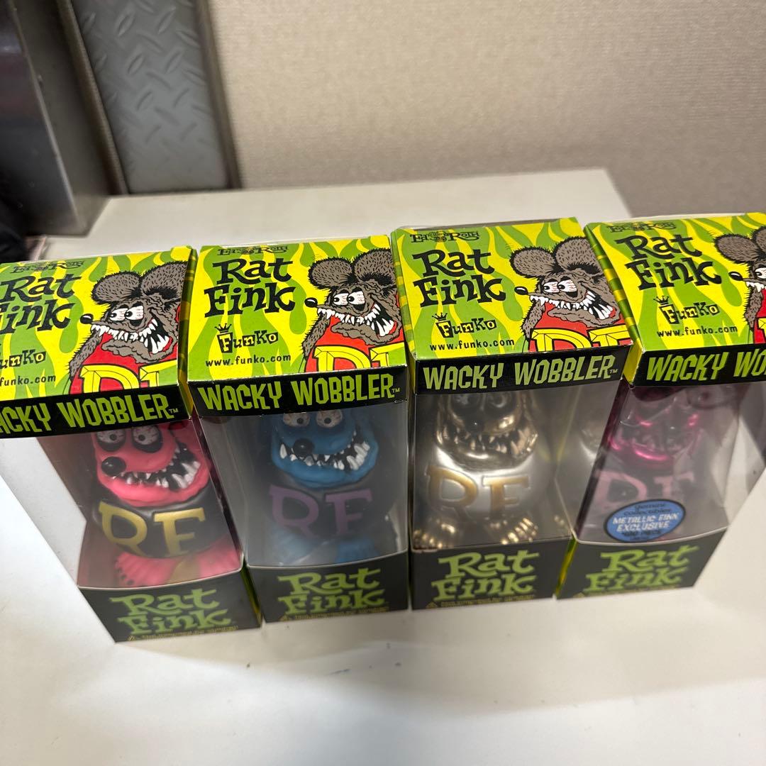 【早い者勝ち】Rat Fink Wacky Wobbler 4体セット