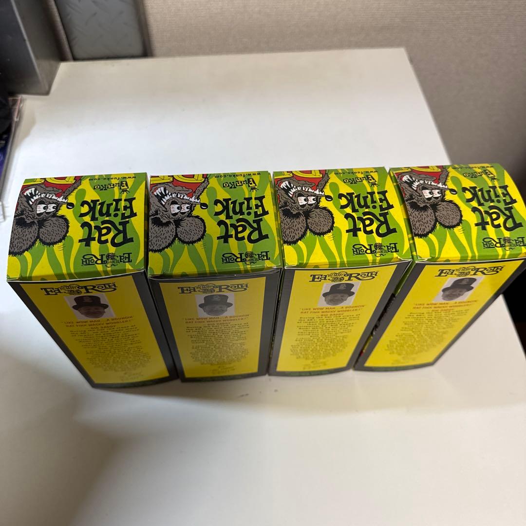 【早い者勝ち】Rat Fink Wacky Wobbler 4体セット