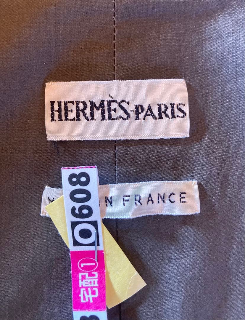 HERMES マルジェラ期　コート 春秋冬 ステン&ハイマオ襟 クリーニング済