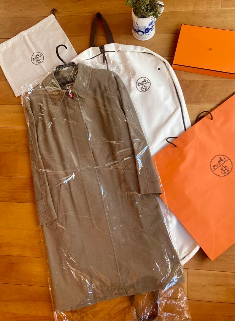 HERMES マルジェラ期　コート 春秋冬 ステン&ハイマオ襟 クリーニング済