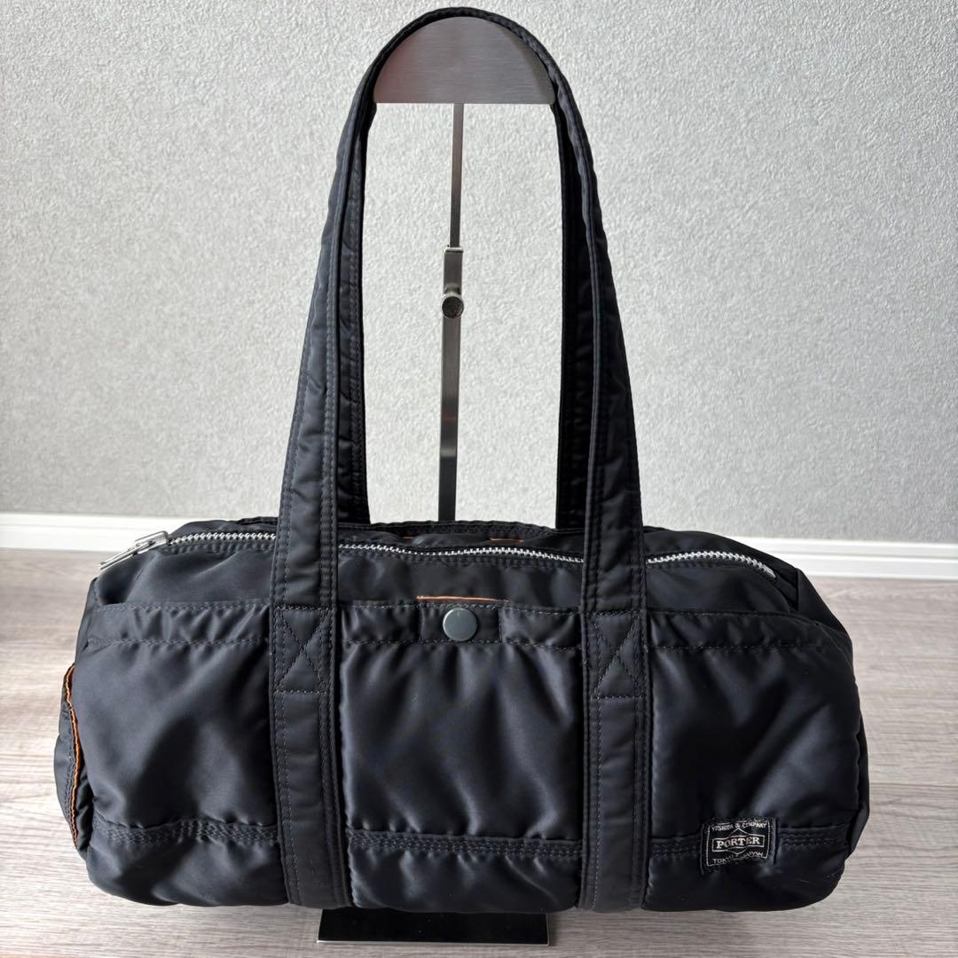【極美品・廃盤・希少】ポーター タンカー ミニボストンバッグ ダッフルバッグ 黒