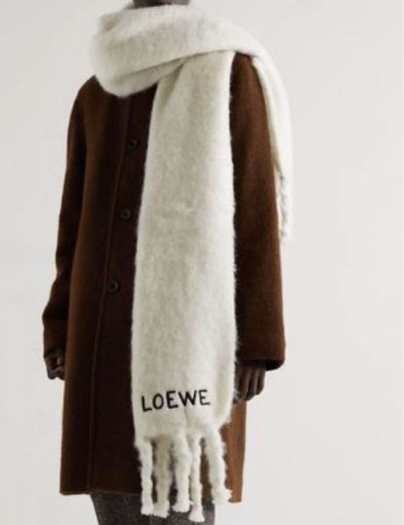 LOEWE ロエベ マフラー モヘア ストール 大判マフラー