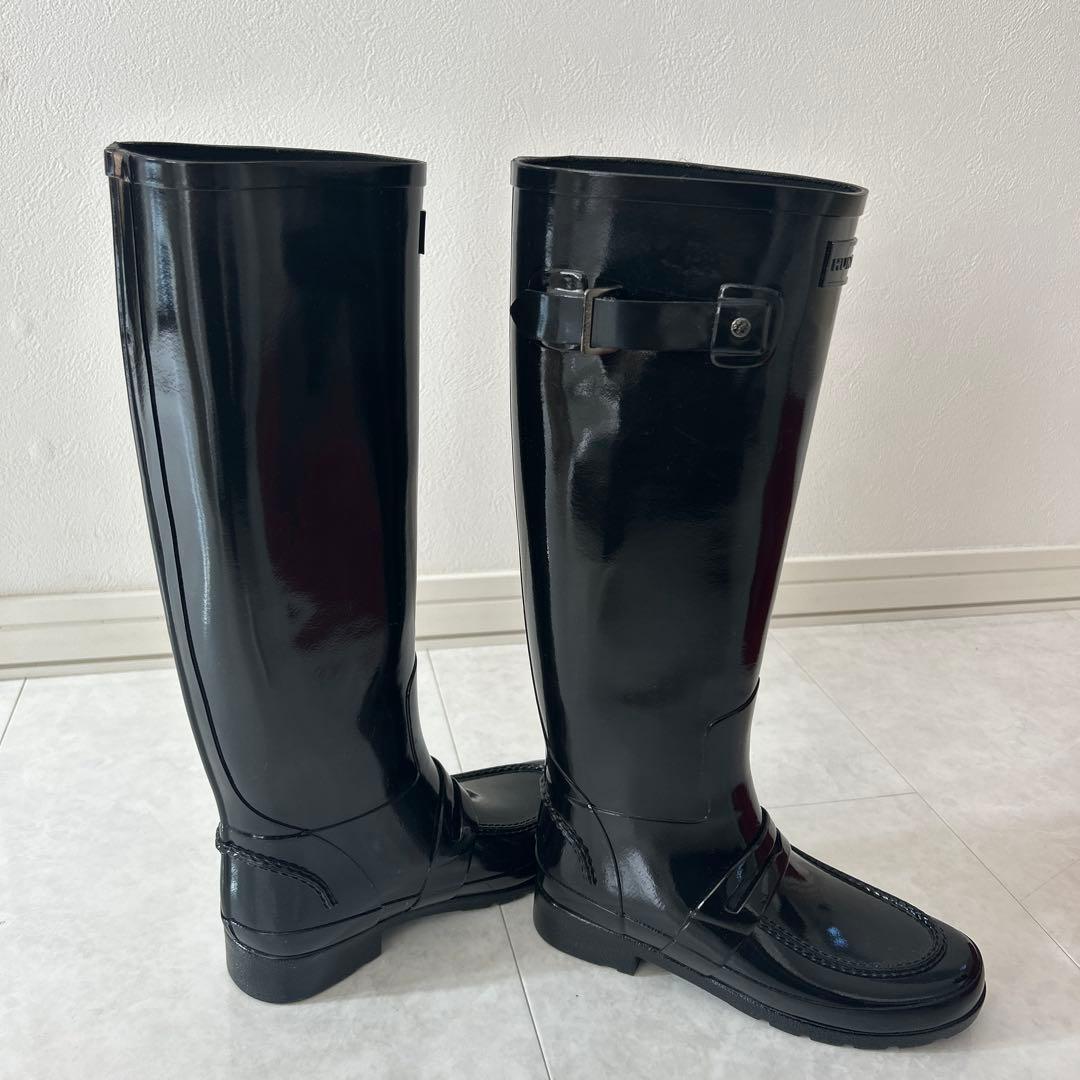 HUNTER ハンター レインブーツ 黒 UK3 US5 EU36 美品
