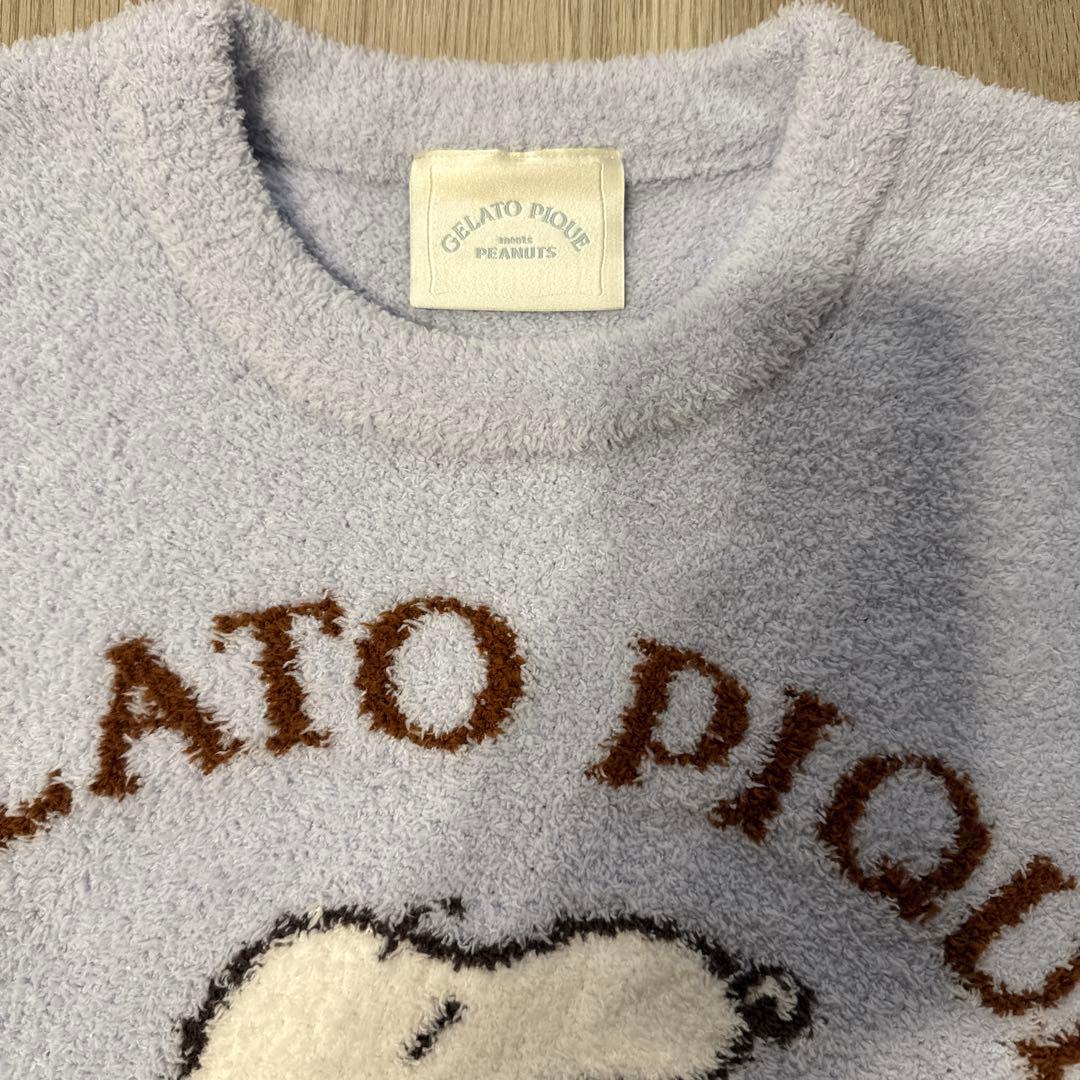 ★スヌーピー×gelato pique 長袖上下セット ルームウェア★タグ付き