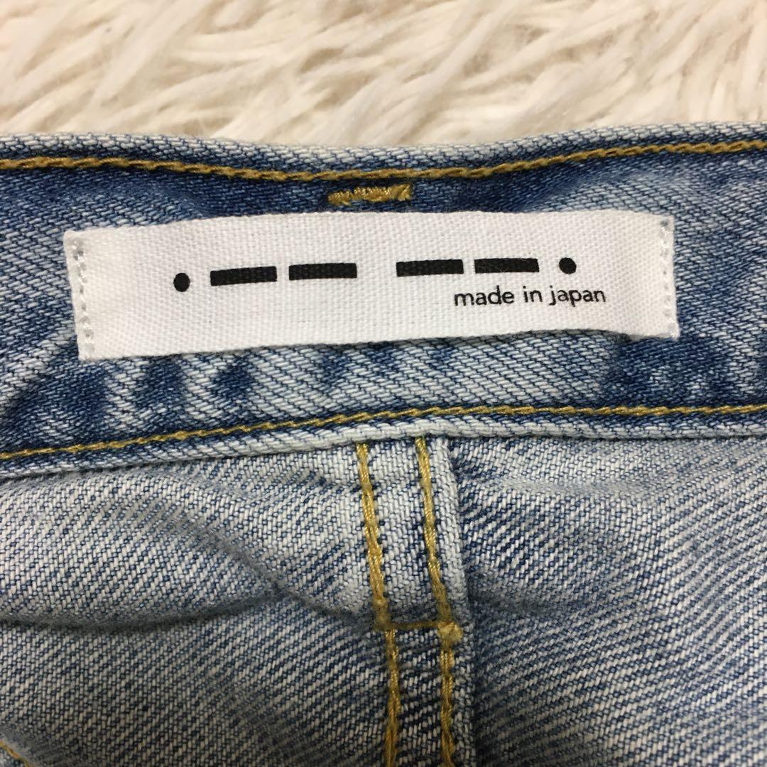 Whim Gazette ラインカーブDENIM 日本製　バレル　M〜L 38