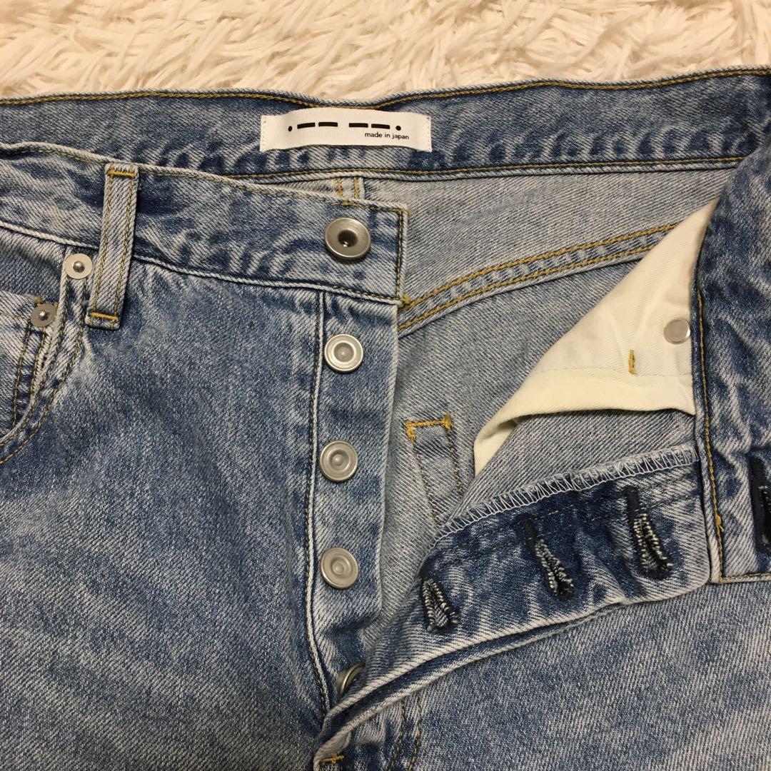 Whim Gazette ラインカーブDENIM 日本製　バレル　M〜L 38