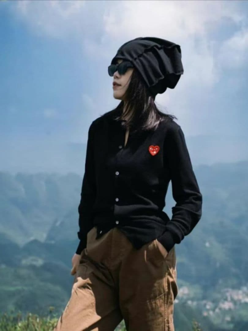 PLAY COMME des GARCONS カーディガンXLサイズ