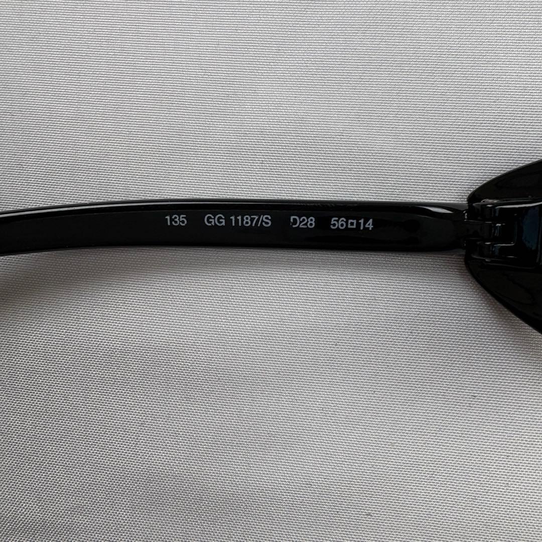 小物 GUCCI by TOM FORD oval sunglasses black