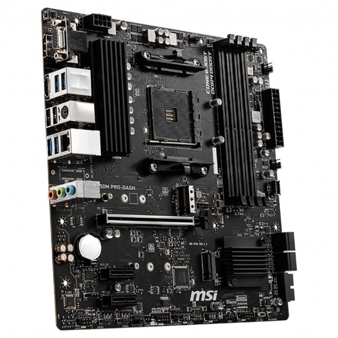 ヤ*ー様 MSI B550M PRO-DASH マザーボード新品 未使用 デスク