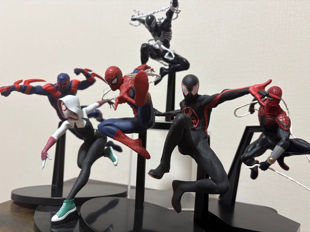 スパイダーマン　フィギュア6点セット