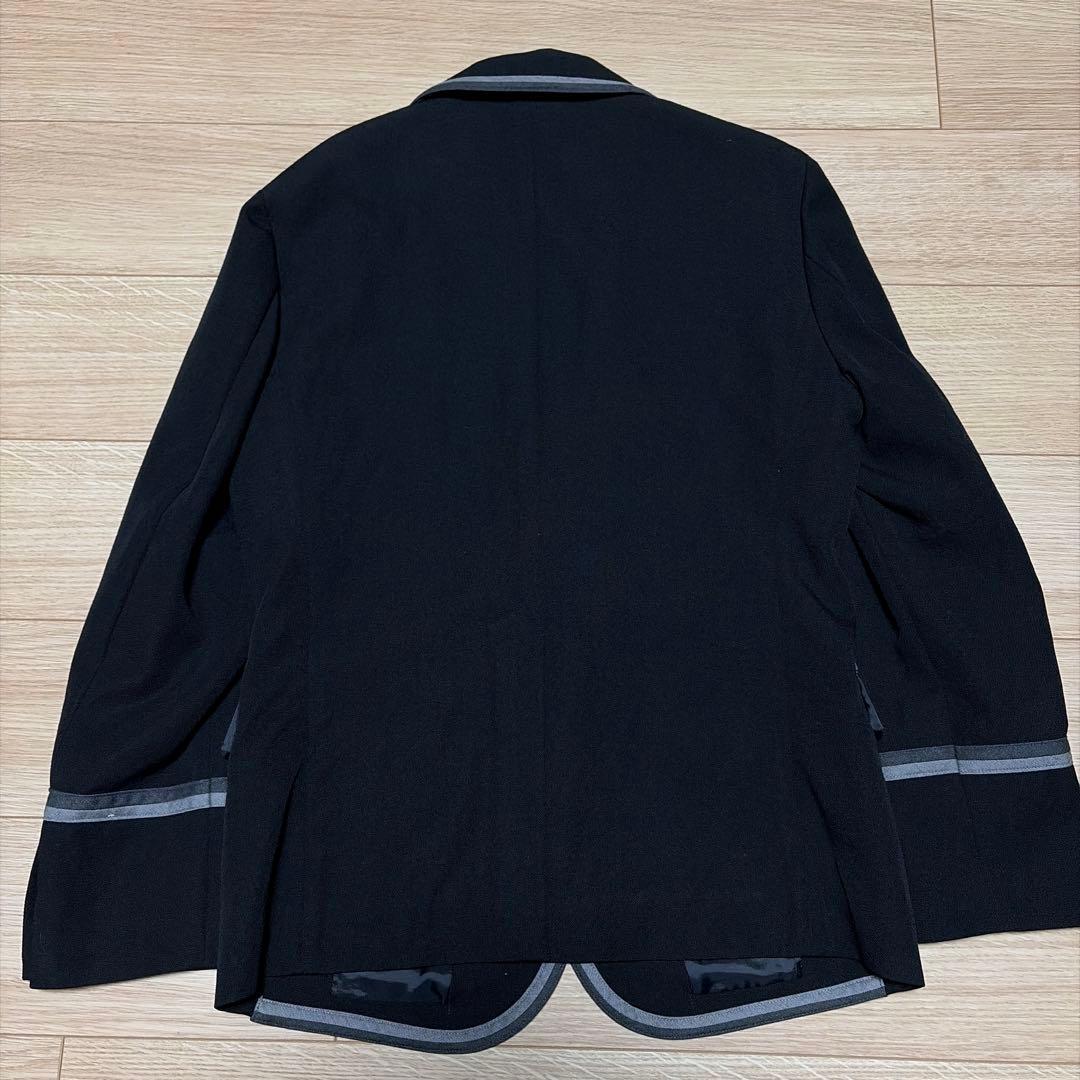 【美品】 BEAMS ビームス テーラードジャケット パイピング ブラック L