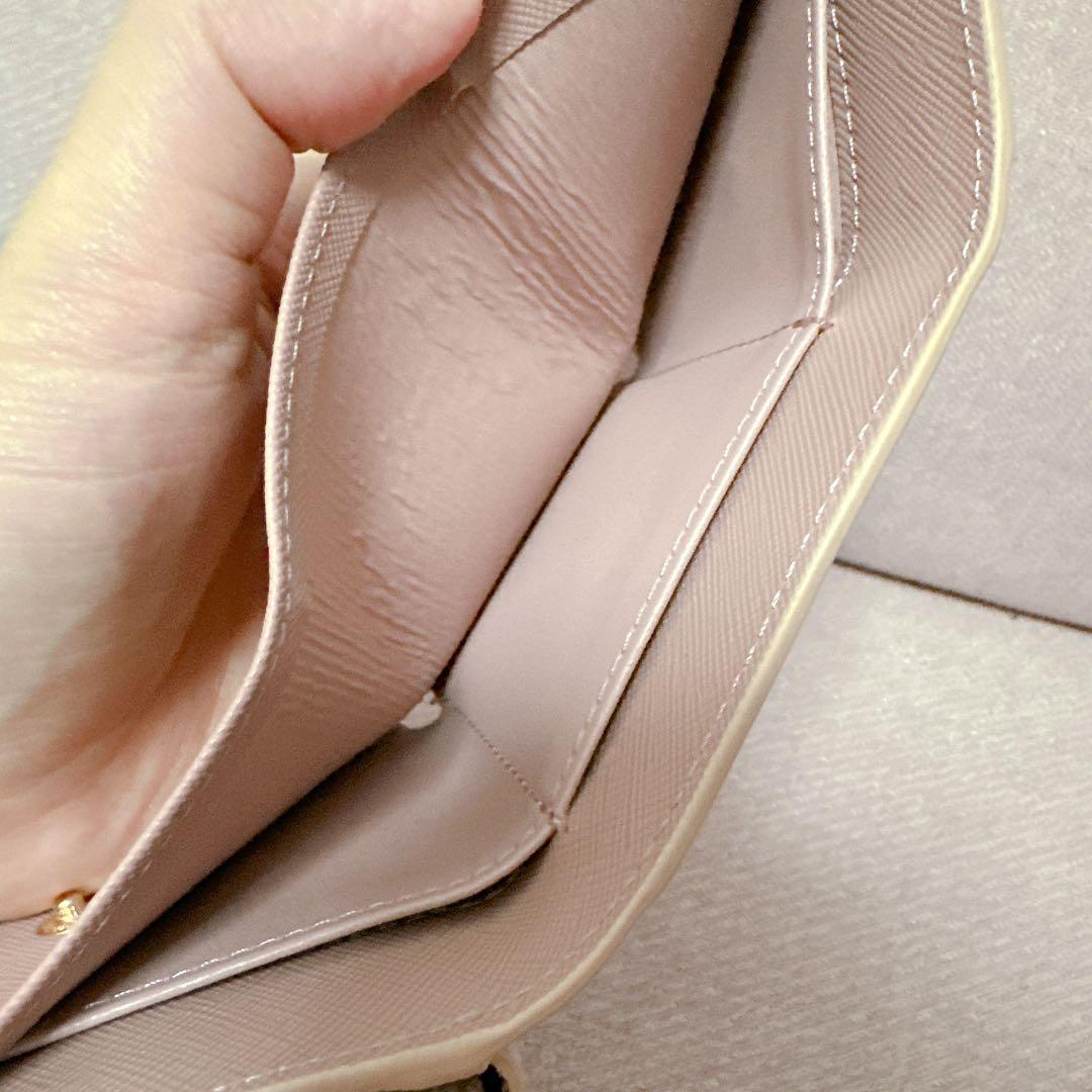 RANDA チェリー柄 三つ折り財布 ほぼ新品未使用