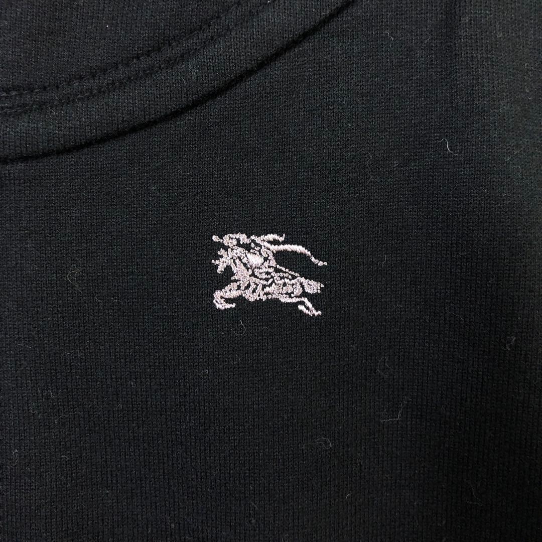 BURBERRY BLUE LABEL 古着 ボーダープリーツ切替ワンピース