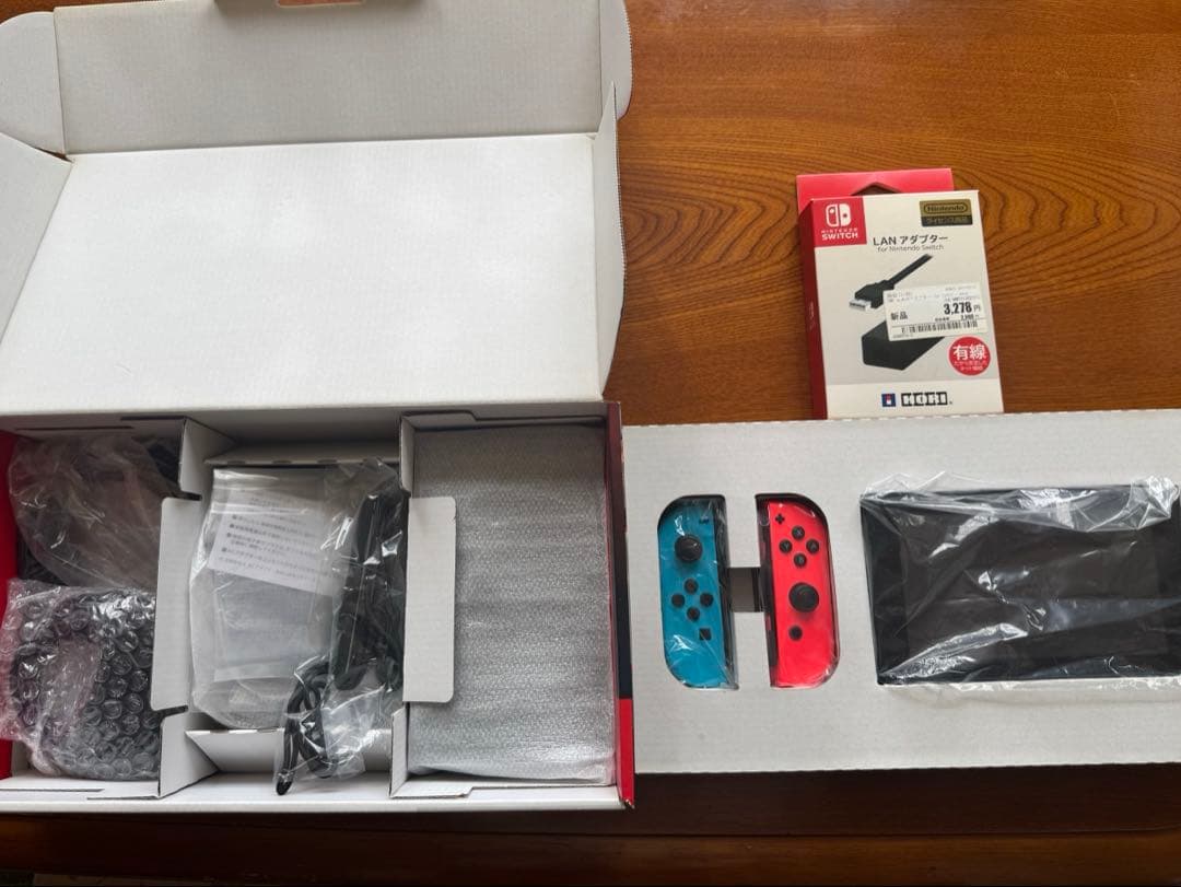 Nintendo Switch 本体 LANアダプター付き