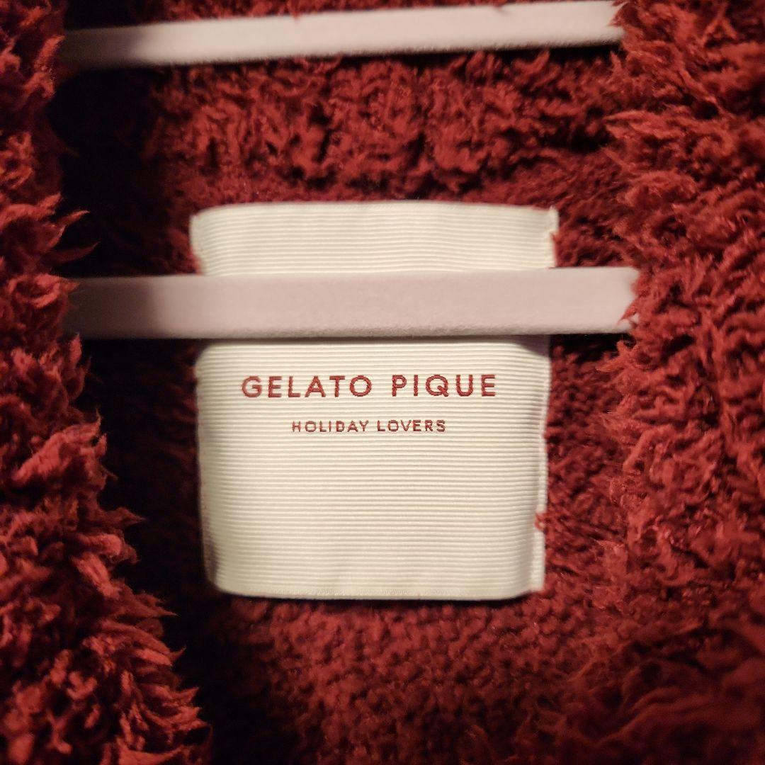 【お値段交渉歓迎】GELATO PIQUE 　ルームウェア カーディガン レッド