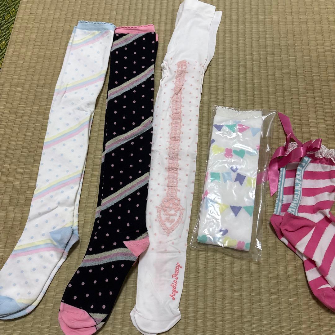angelic pretty ニーハイソックス.タイツ　まとめて