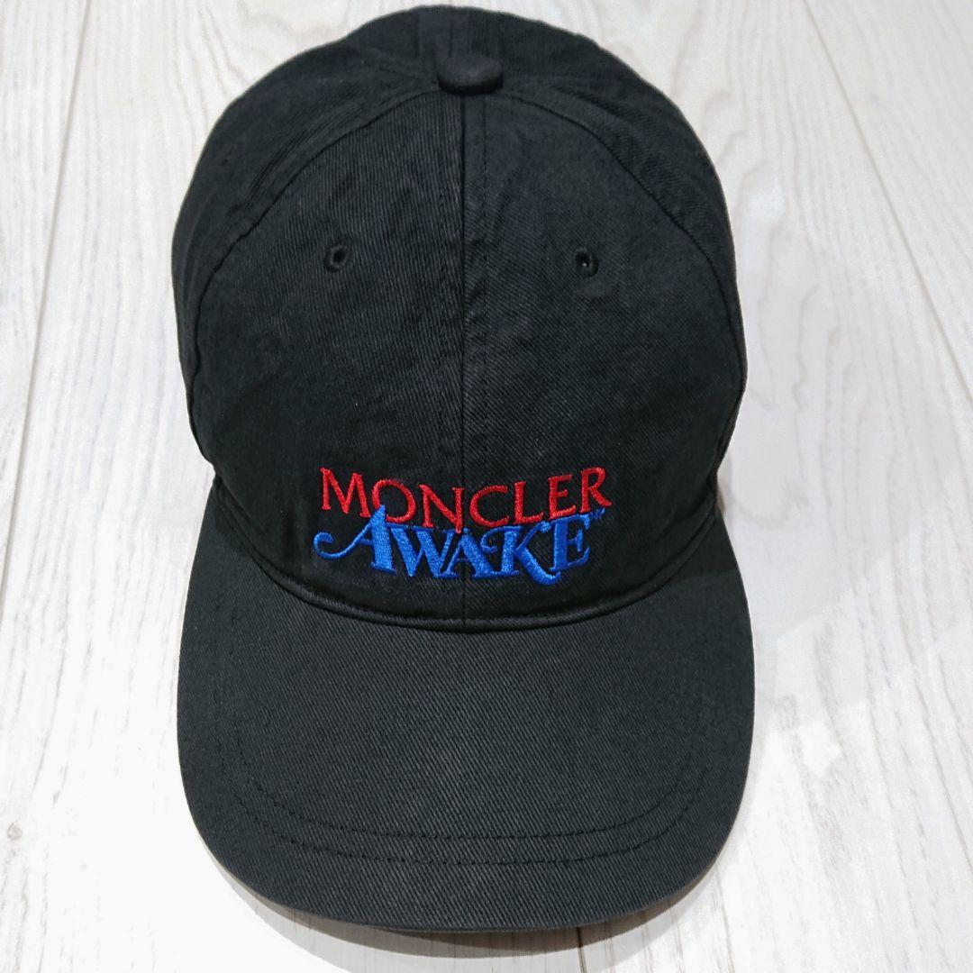 MONCLER ×Awake モンクレール キャップ ブラック UNIサイズ