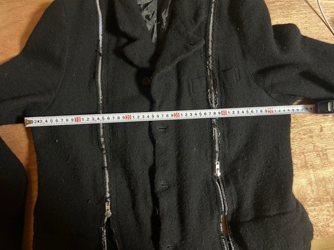 Black comme des garçons ウール縮絨　テーラードジャケット