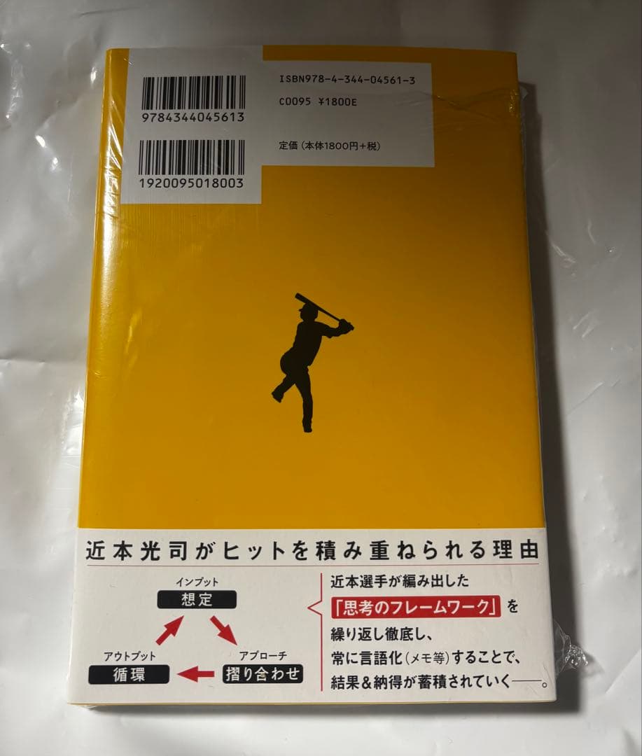 直筆サイン本　僕は白と黒の間で生きている。 近本光司