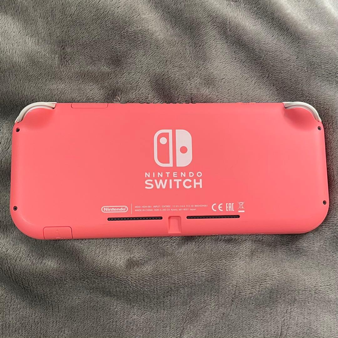 Switch Lite ピンク（箱・充電器・フィルム付き）