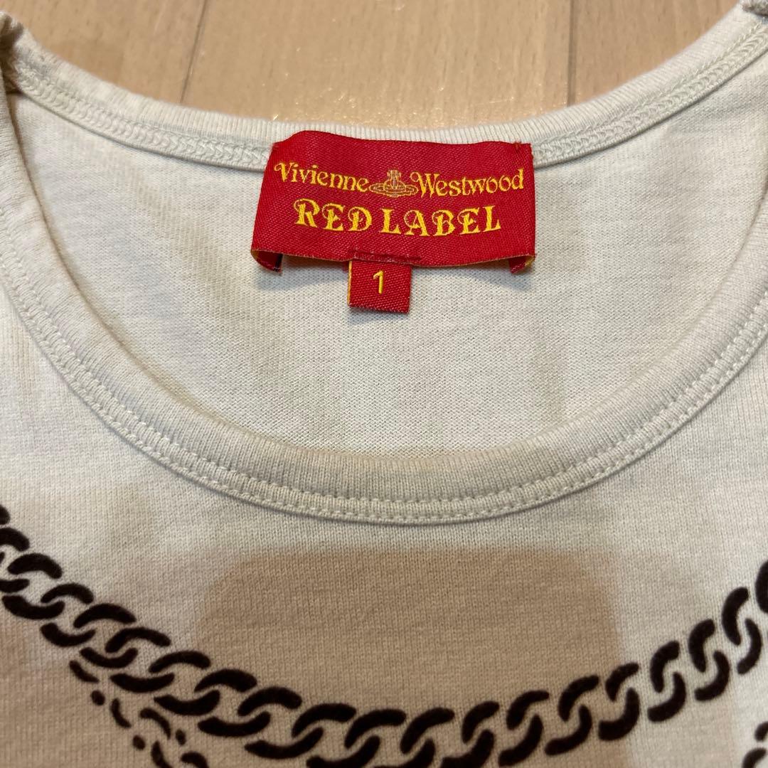 vivienne westwood ネックレス柄プリントTシャツ だまし絵