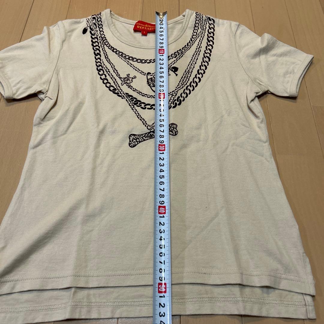 vivienne westwood ネックレス柄プリントTシャツ だまし絵